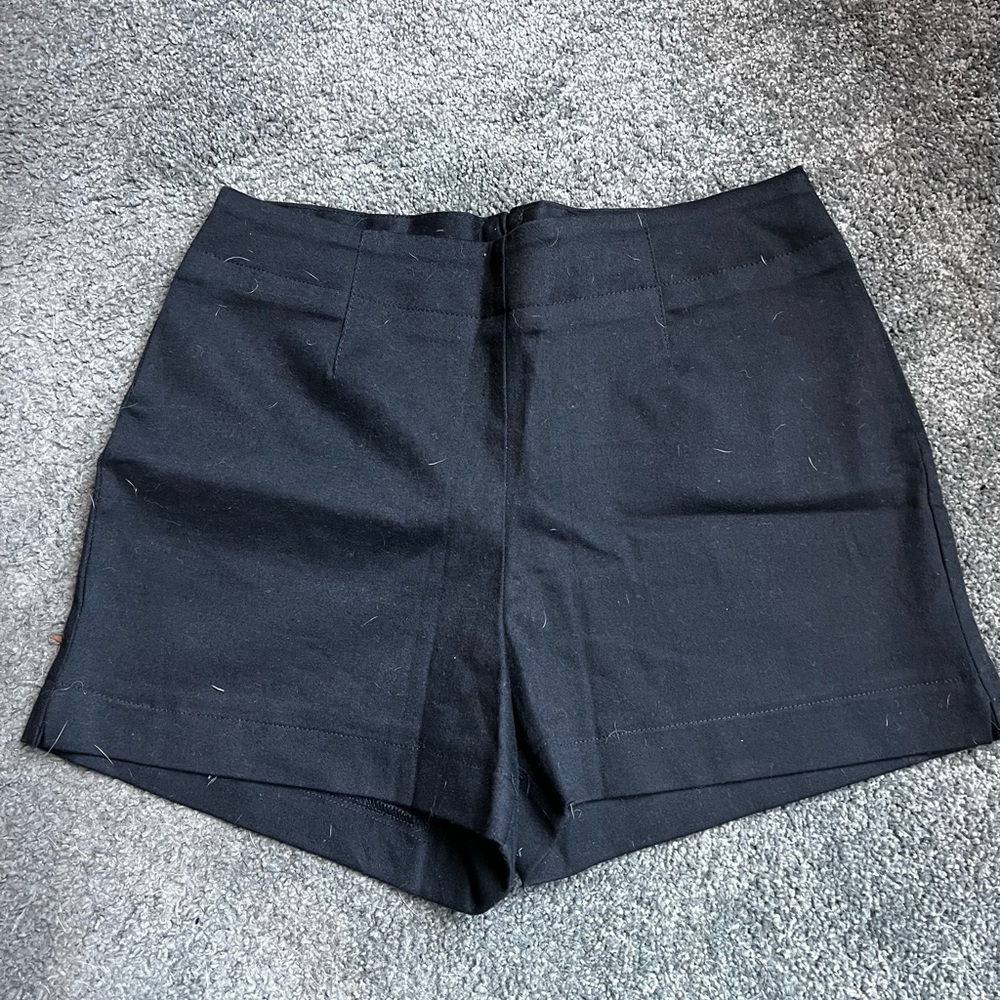 Black stretchy shorts